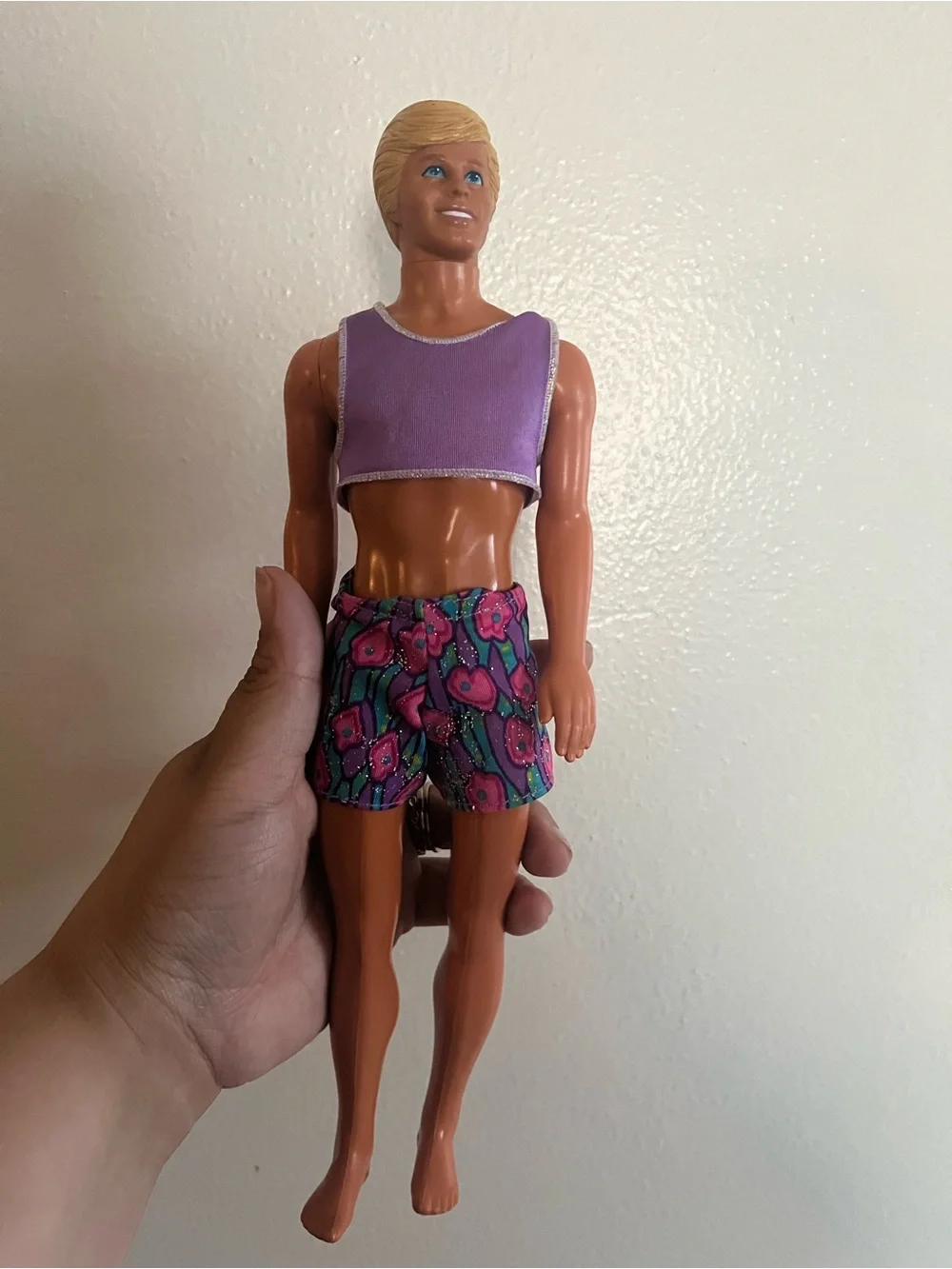 Vtg Mattel Ken Doll Blonde 1983 Head Mold 1968 Body Made in Malaysia 1980s/1990s